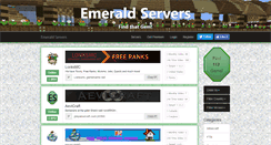 Desktop Screenshot of emeraldservers.com